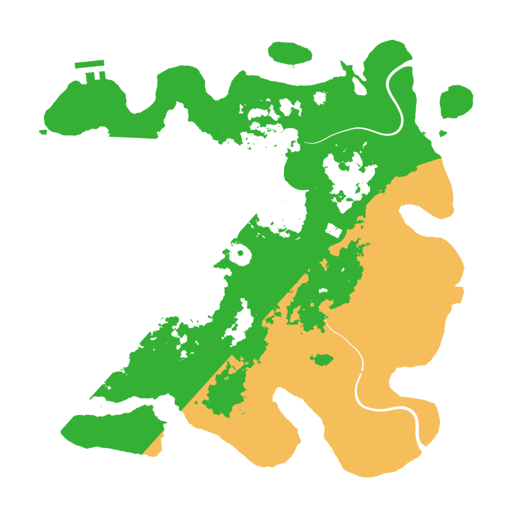 Biome Rust Map: Procedural Map, Size: 3500, Seed: 1283912905