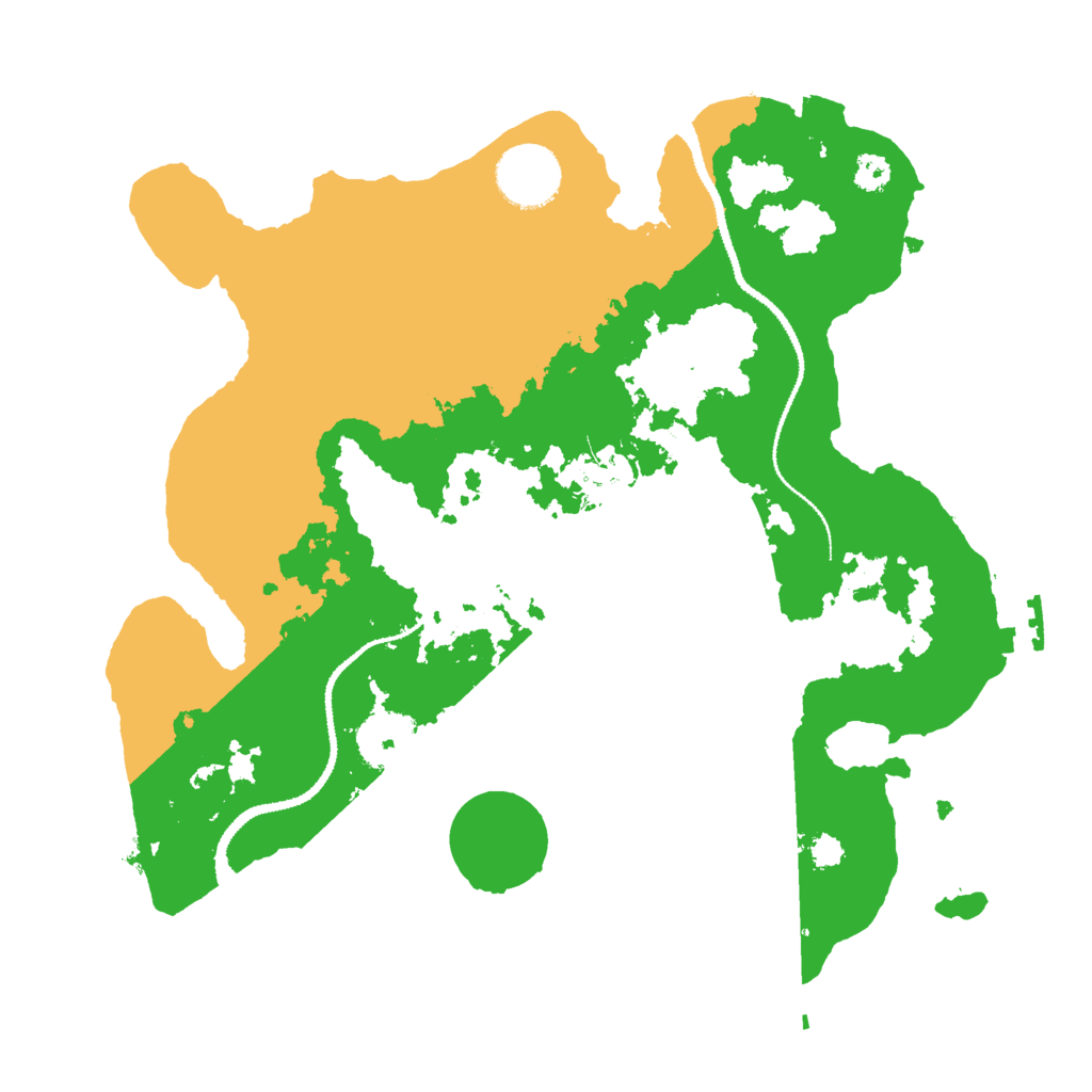 Biome Rust Map: Procedural Map, Size: 3000, Seed: 1195598777