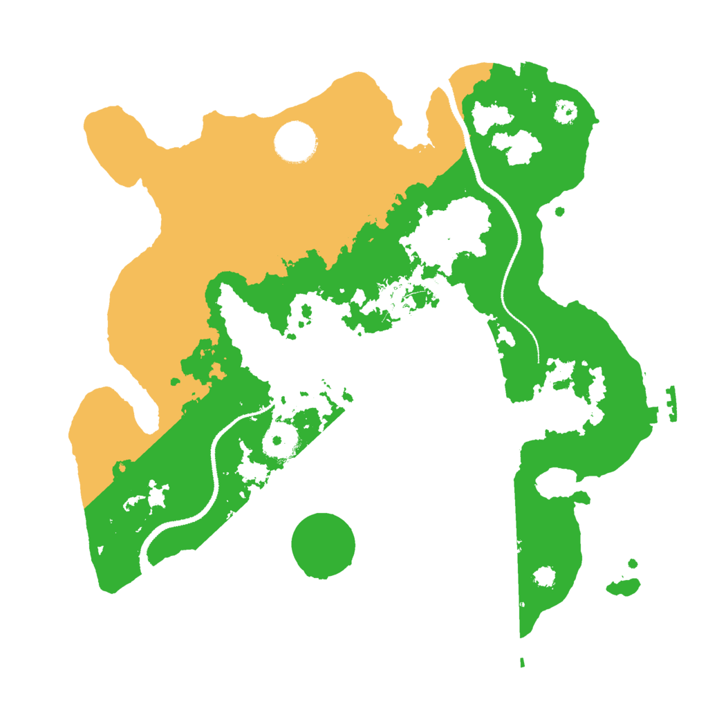 Biome Rust Map: Procedural Map, Size: 3000, Seed: 1195598777