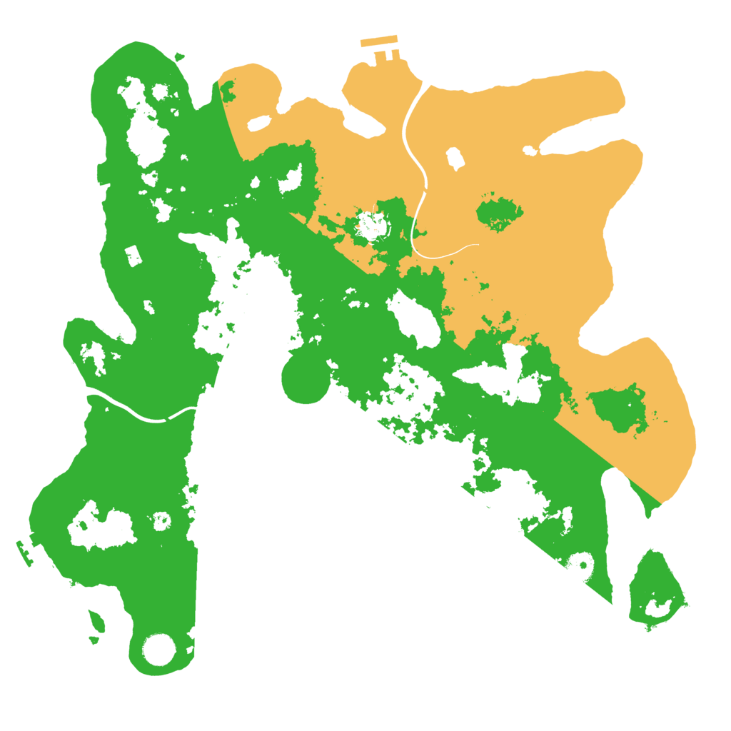 Biome Rust Map: Procedural Map, Size: 4000, Seed: 111157189