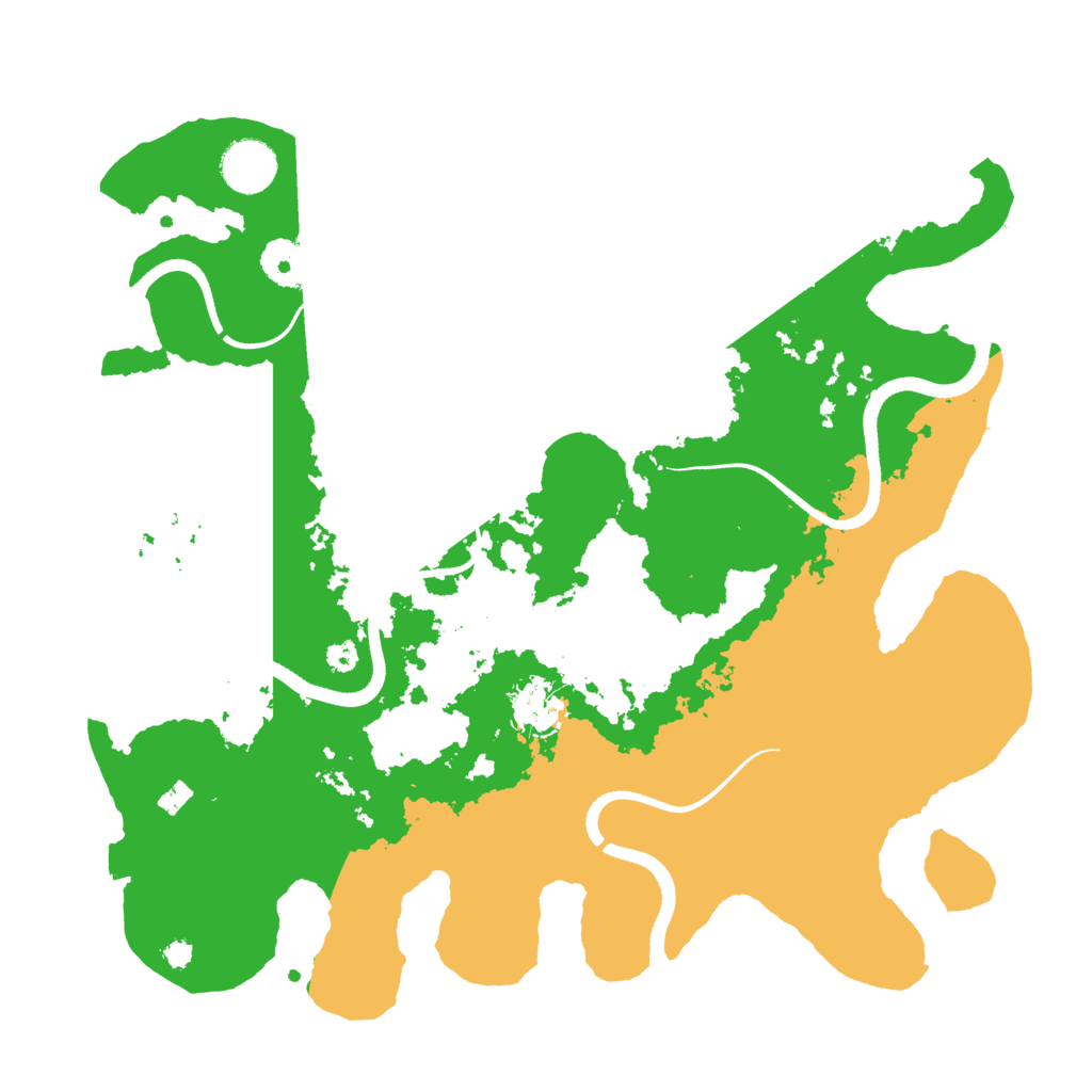 Biome Rust Map: Procedural Map, Size: 3500, Seed: 561420703