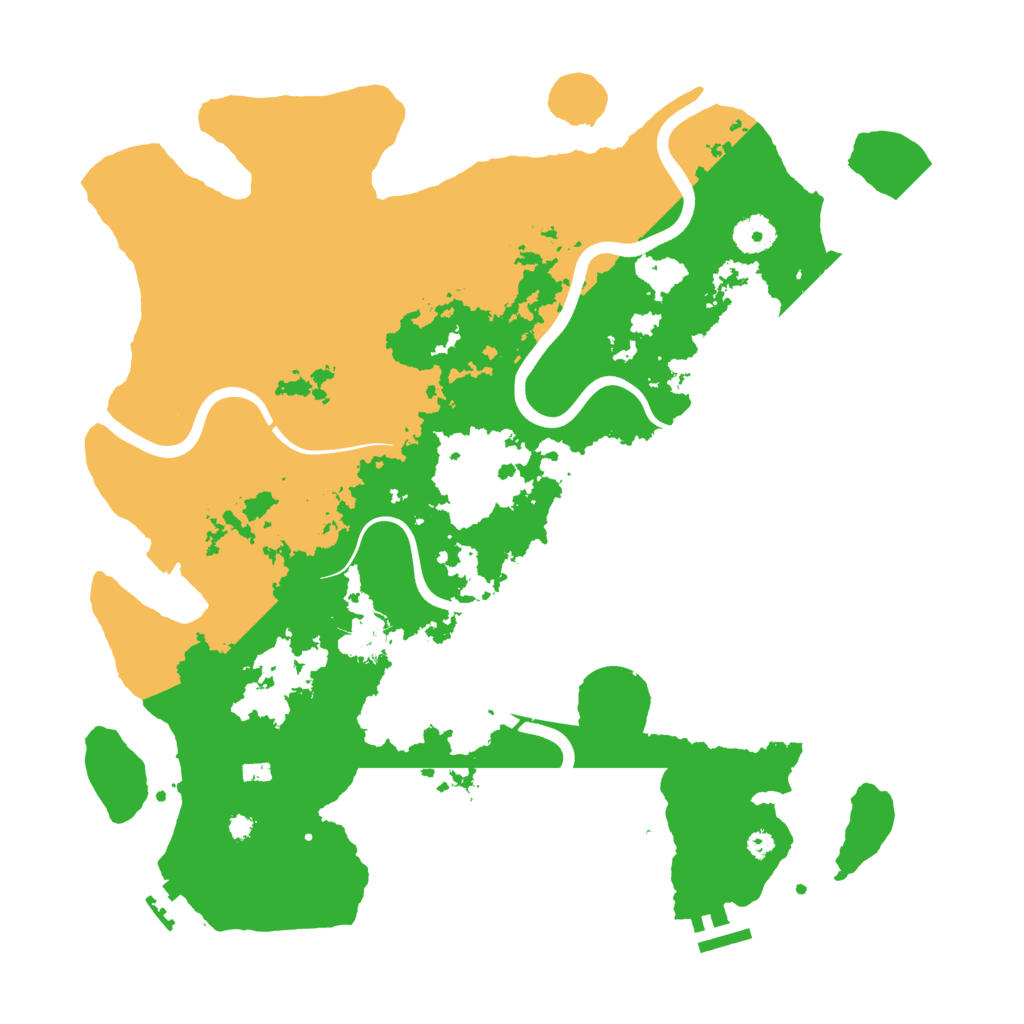 Biome Rust Map: Procedural Map, Size: 3850, Seed: 290604071