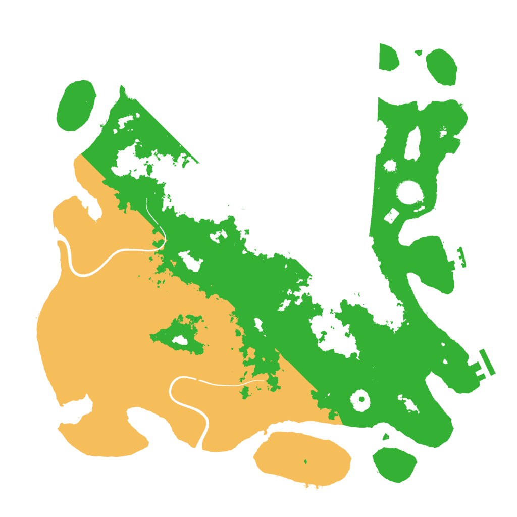 Biome Rust Map: Procedural Map, Size: 3800, Seed: 774399243