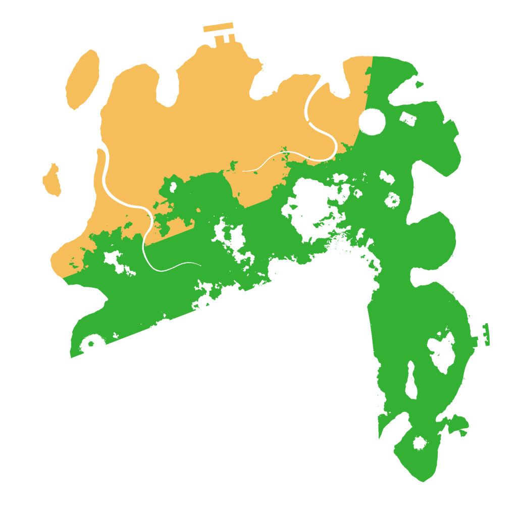 Biome Rust Map: Procedural Map, Size: 3500, Seed: 1513598941