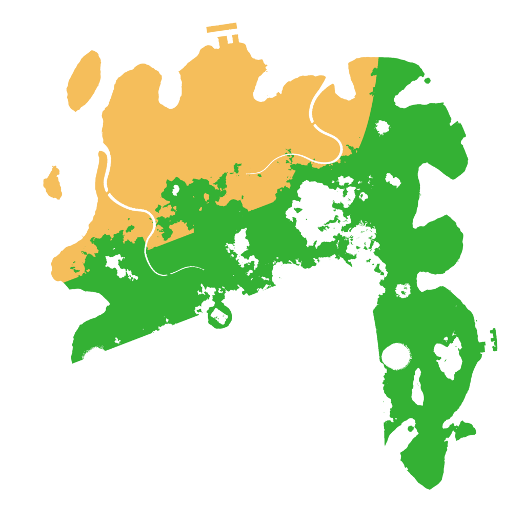 Biome Rust Map: Procedural Map, Size: 3500, Seed: 1513598941
