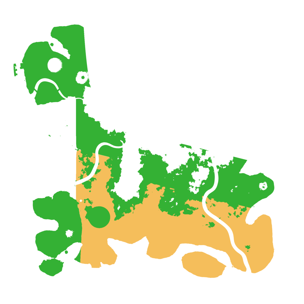 Biome Rust Map: Procedural Map, Size: 3700, Seed: 1895850098