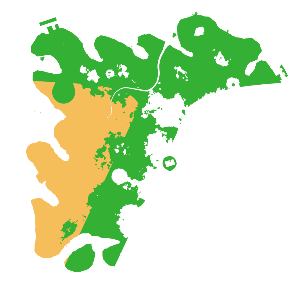 Biome Rust Map: Procedural Map, Size: 3500, Seed: 473273173