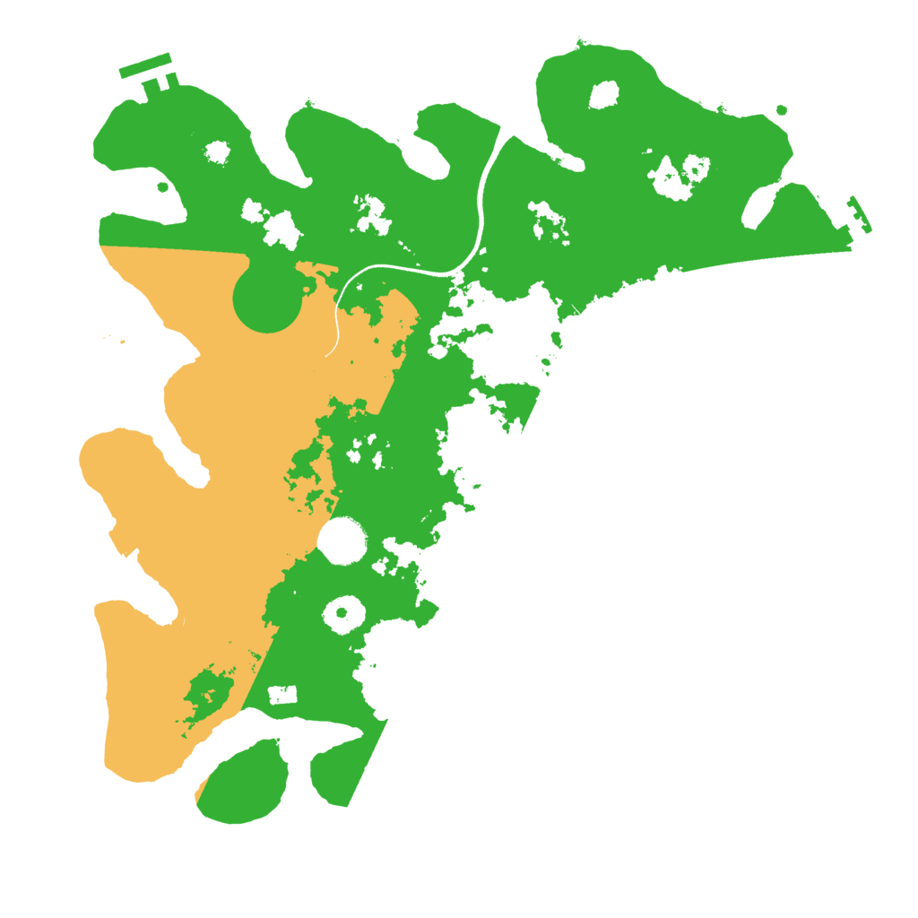 Biome Rust Map: Procedural Map, Size: 3500, Seed: 473273173
