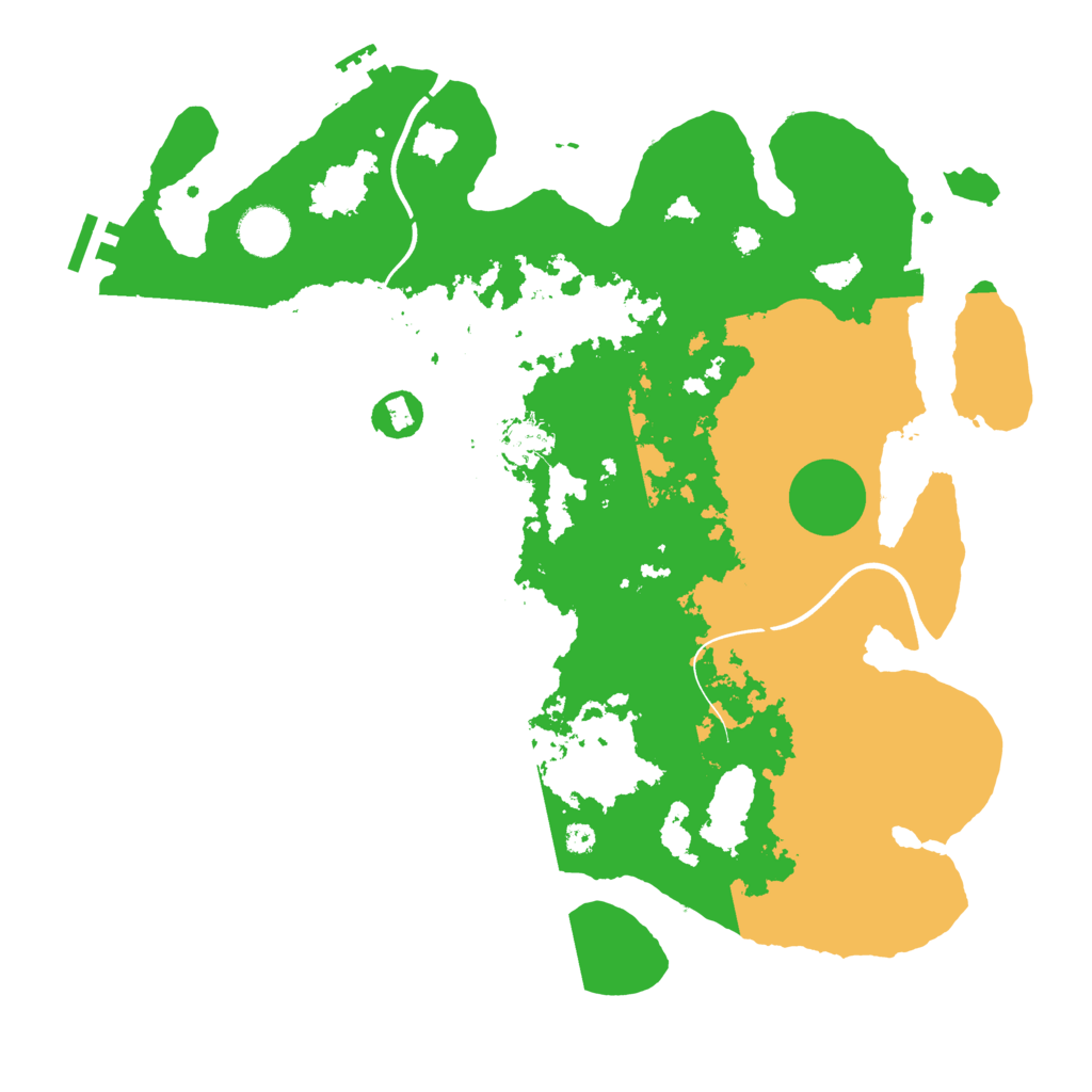 Biome Rust Map: Procedural Map, Size: 3750, Seed: 329414678
