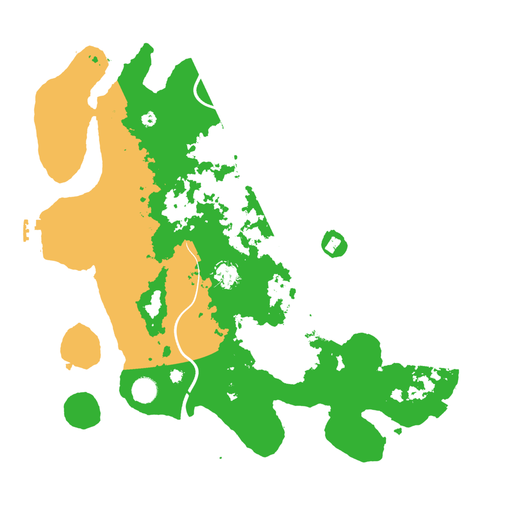 Biome Rust Map: Procedural Map, Size: 3500, Seed: 240111213