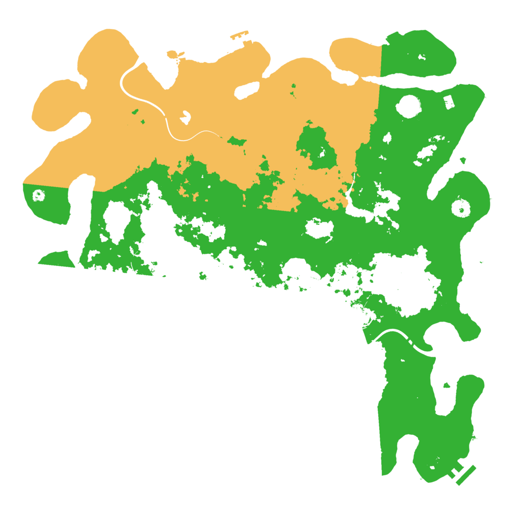 Biome Rust Map: Procedural Map, Size: 4250, Seed: 841925