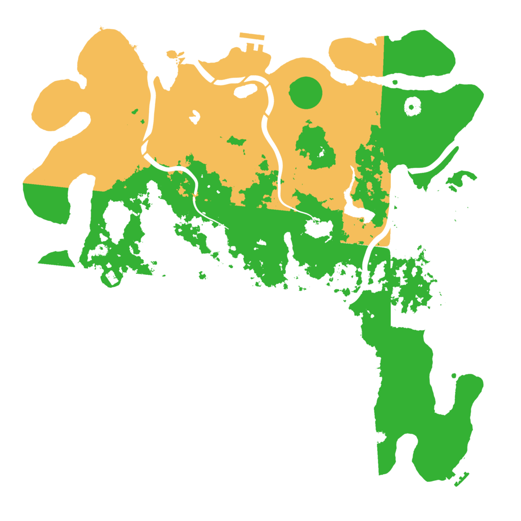 Biome Rust Map: Procedural Map, Size: 4250, Seed: 841925