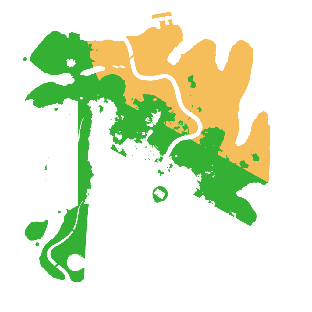 Biome Rust Map: Procedural Map, Size: 3250, Seed: 954026503