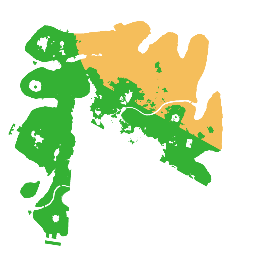 Biome Rust Map: Procedural Map, Size: 3250, Seed: 954026503