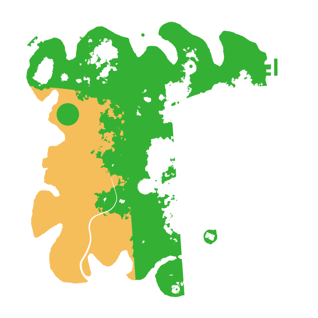 Biome Rust Map: Procedural Map, Size: 3750, Seed: 129224244