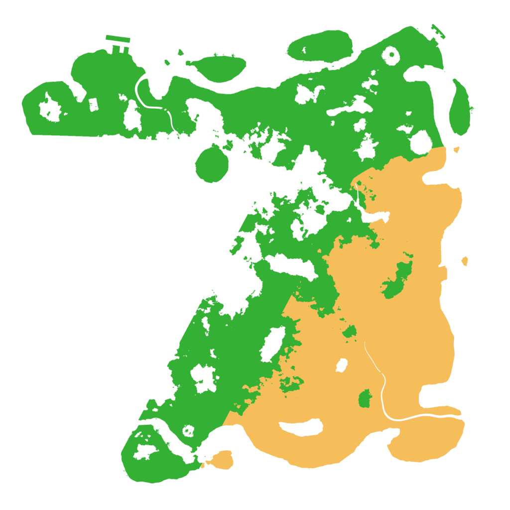 Biome Rust Map: Procedural Map, Size: 4250, Seed: 660252370