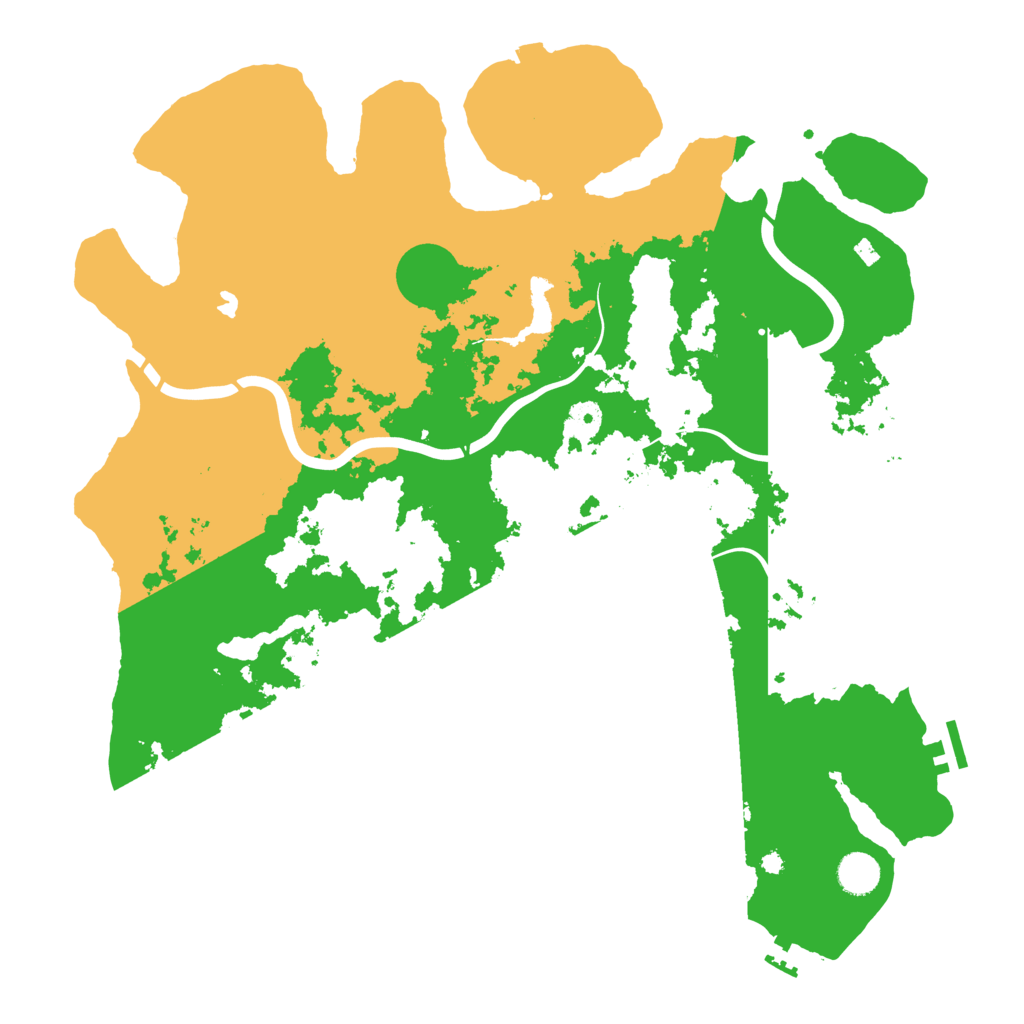 Biome Rust Map: Procedural Map, Size: 4250, Seed: 395749388