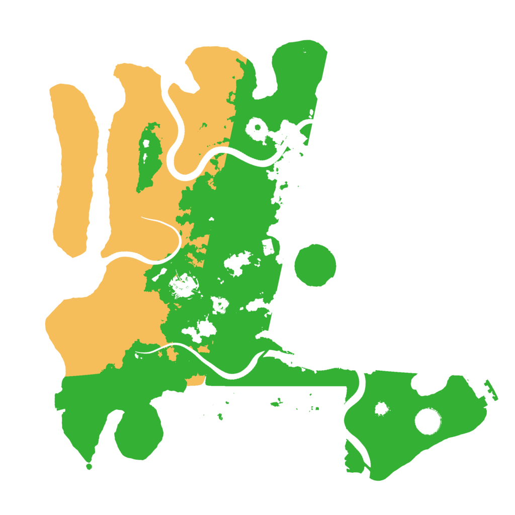 Biome Rust Map: Procedural Map, Size: 3500, Seed: 998871722