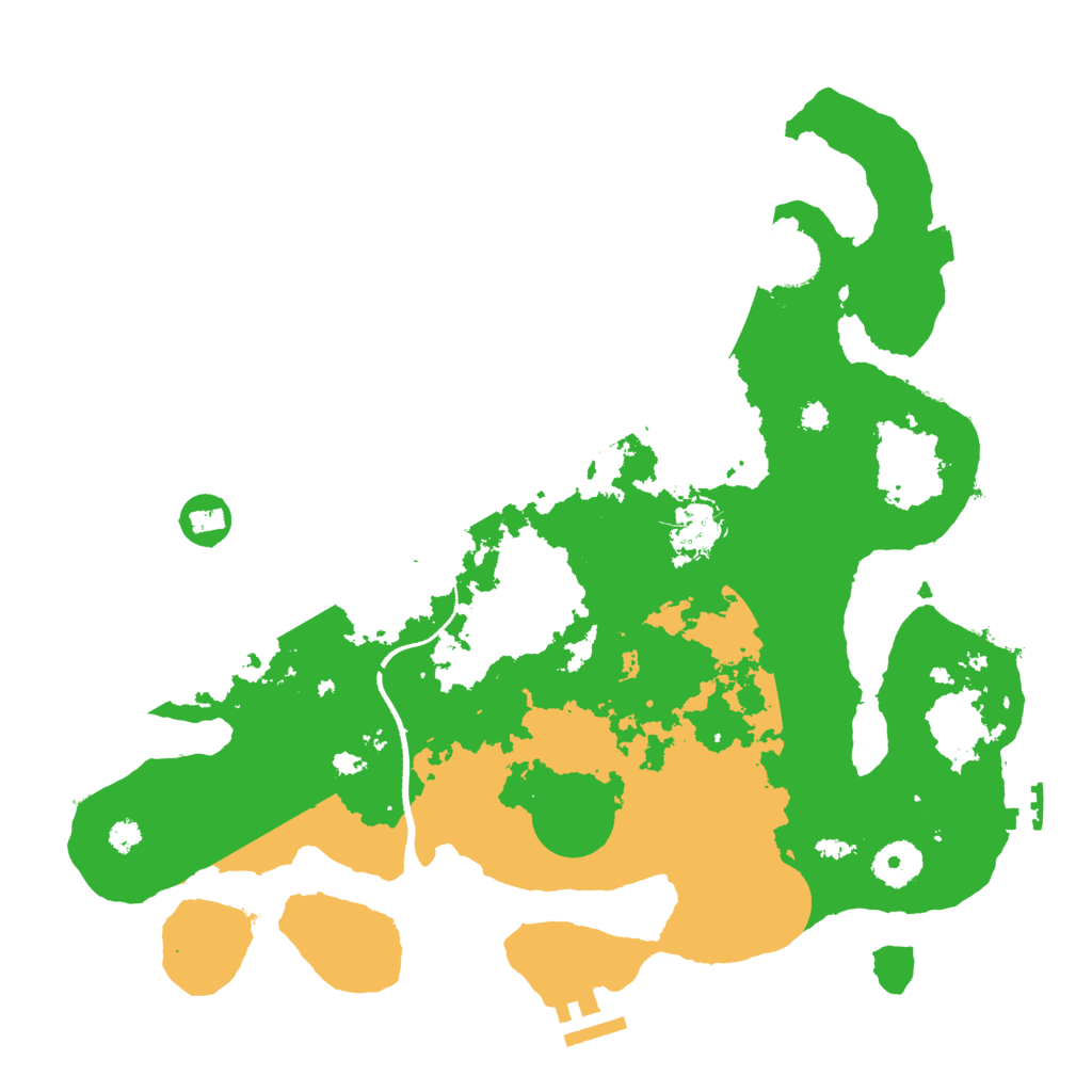 Biome Rust Map: Procedural Map, Size: 3500, Seed: 1923776275