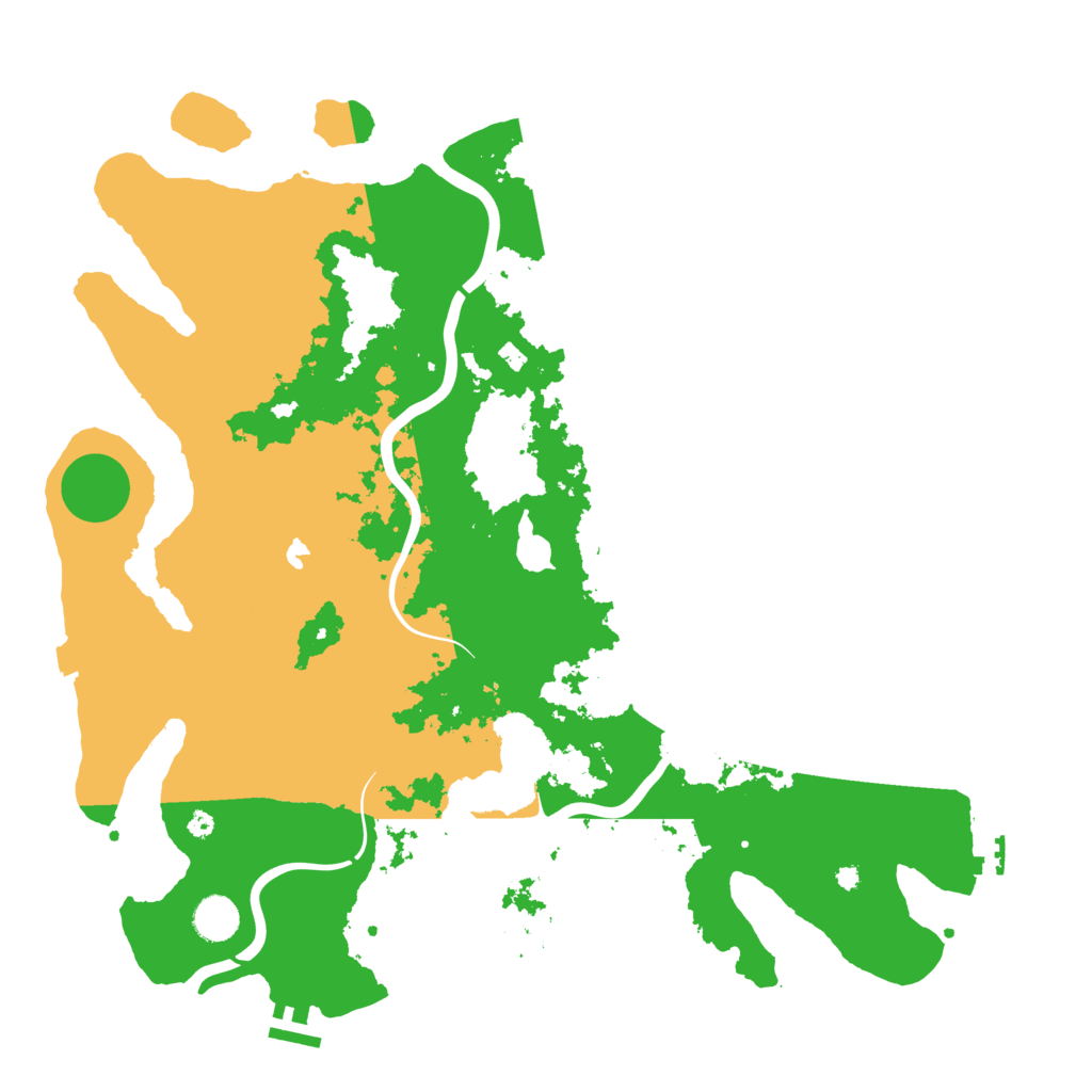 Biome Rust Map: Procedural Map, Size: 4200, Seed: 187