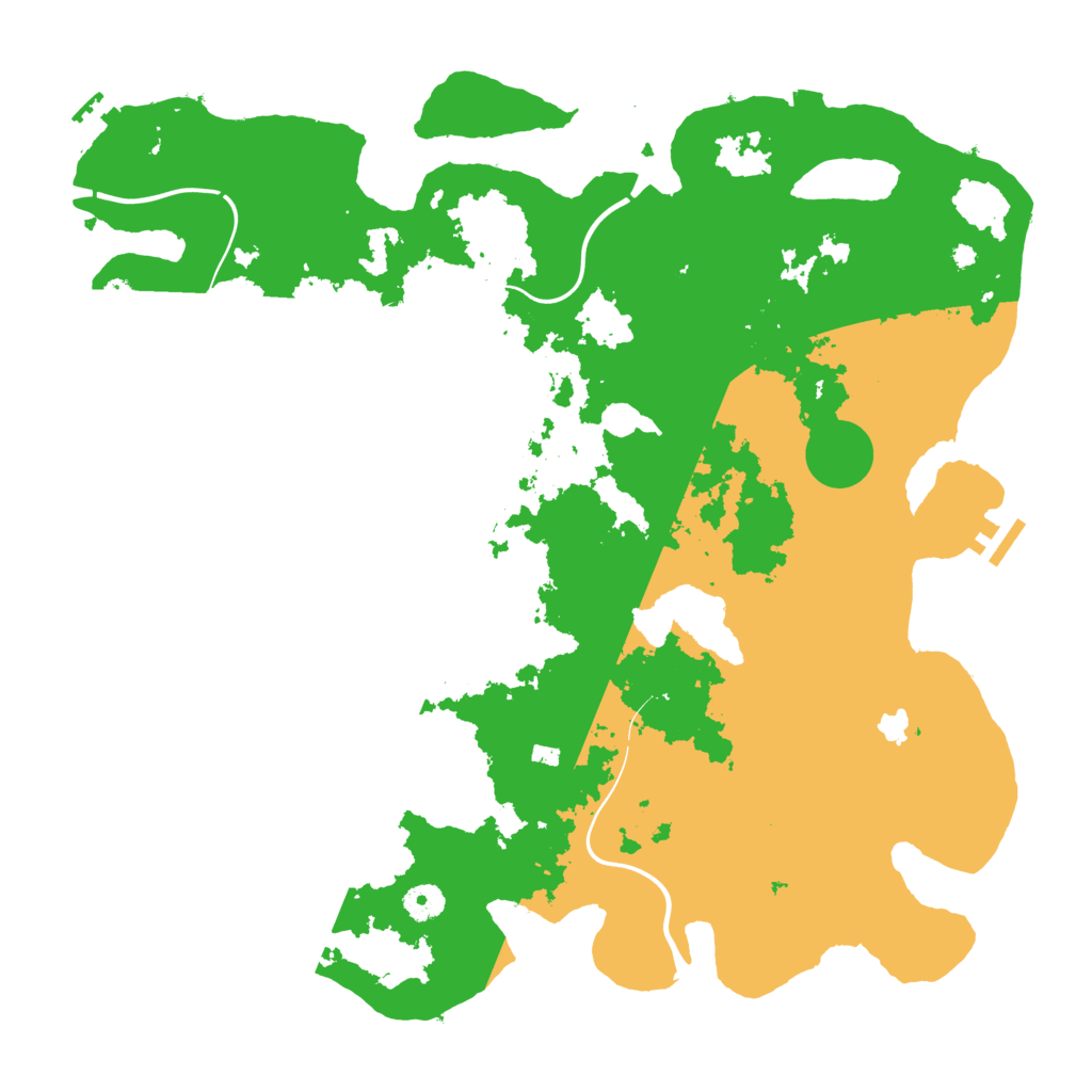 Biome Rust Map: Procedural Map, Size: 4250, Seed: 25433928