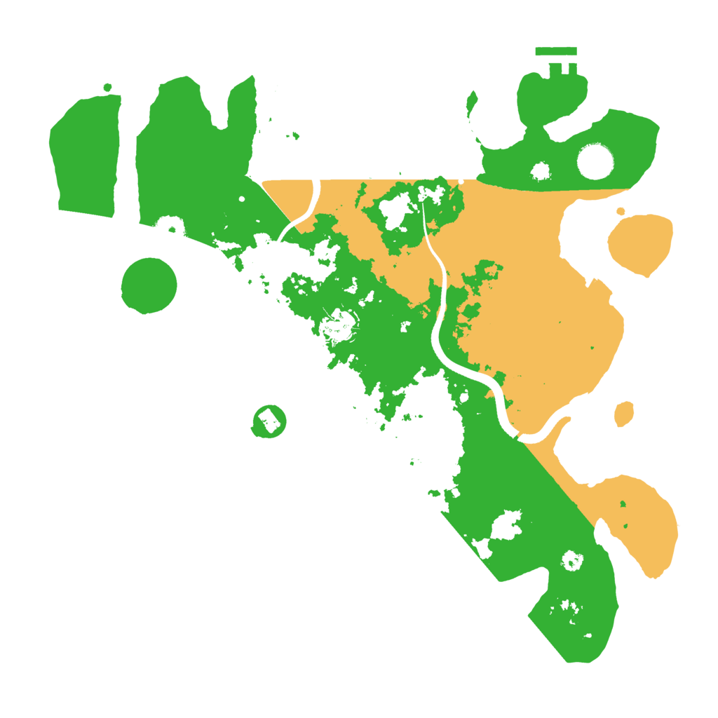 Biome Rust Map: Procedural Map, Size: 3500, Seed: 76456