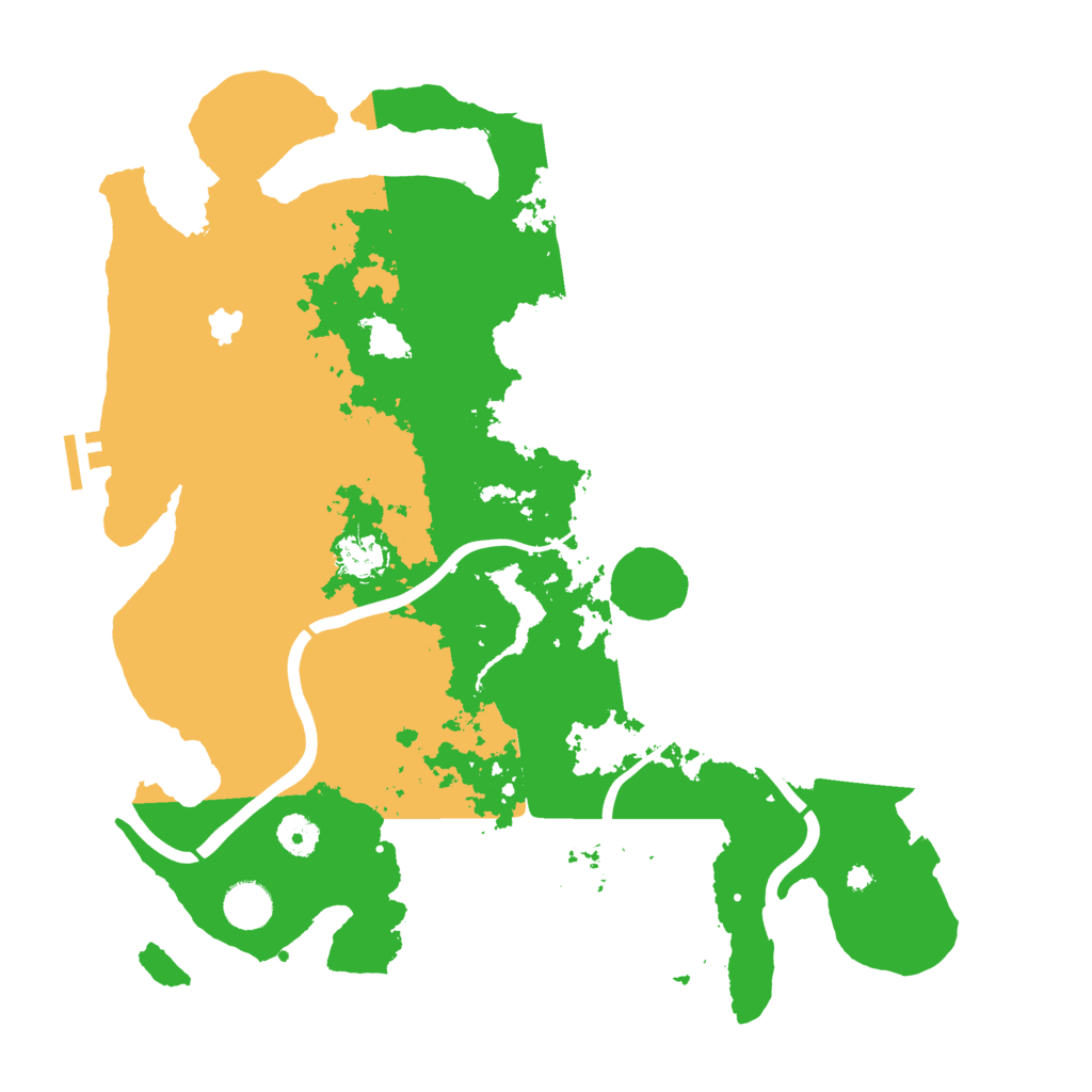 Biome Rust Map: Procedural Map, Size: 4000, Seed: 1577538352