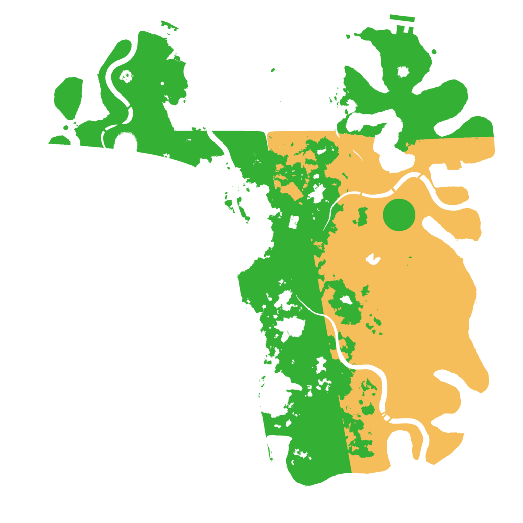 Biome Rust Map: Procedural Map, Size: 4250, Seed: 25337