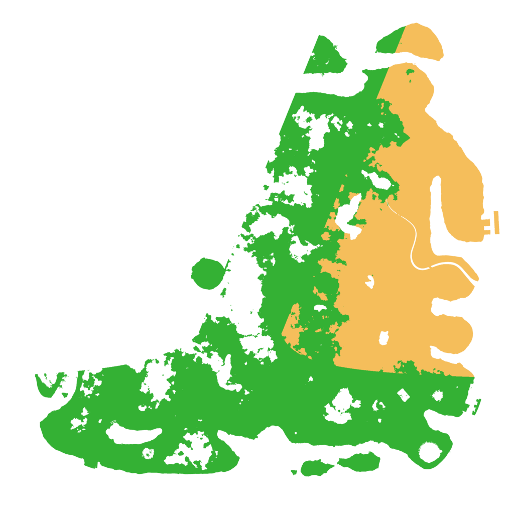 Biome Rust Map: Procedural Map, Size: 4500, Seed: 1867510832