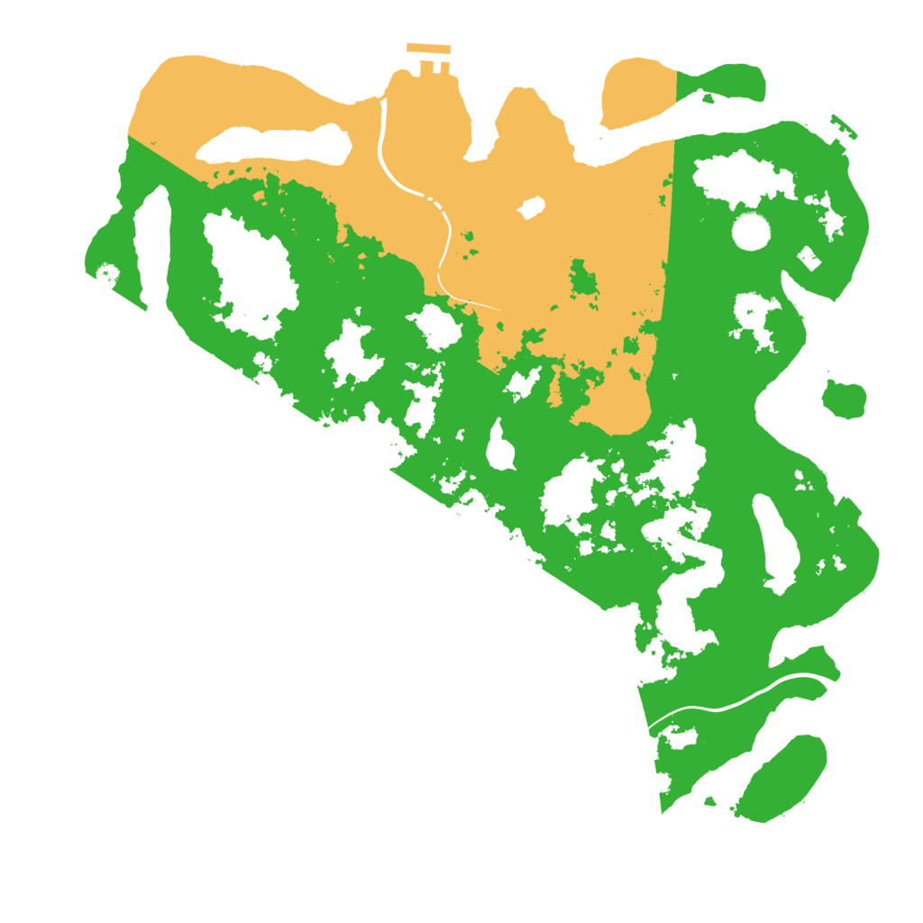 Biome Rust Map: Procedural Map, Size: 4250, Seed: 554355266