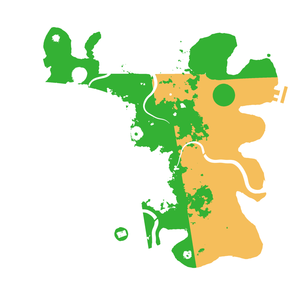 Biome Rust Map: Procedural Map, Size: 3500, Seed: 170859984