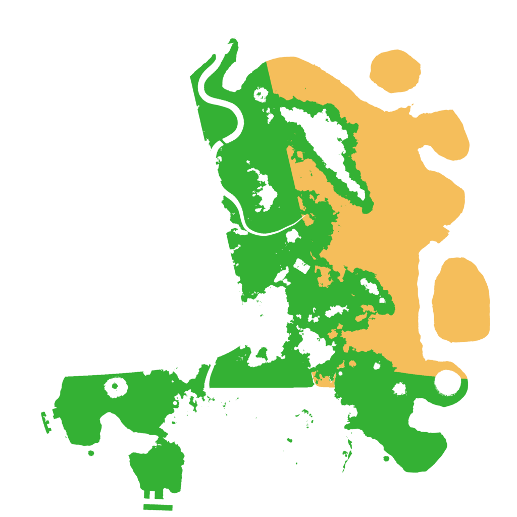 Biome Rust Map: Procedural Map, Size: 3600, Seed: 260