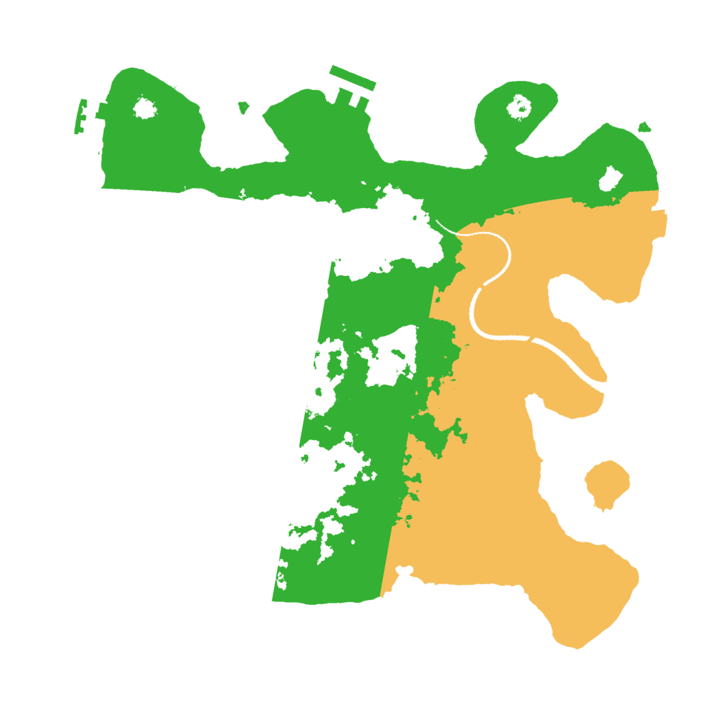 Biome Rust Map: Procedural Map, Size: 3000, Seed: 33431625