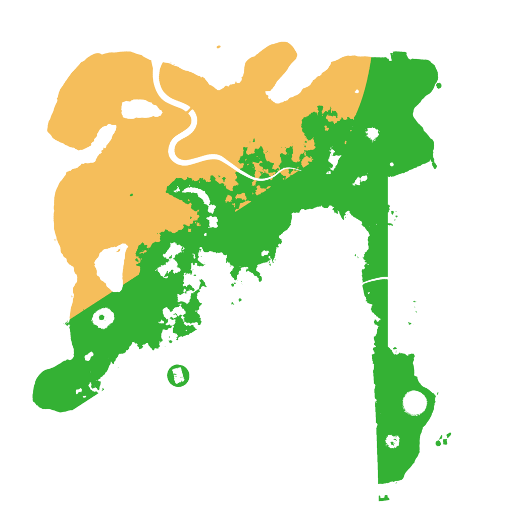 Biome Rust Map: Procedural Map, Size: 3750, Seed: 1283219536