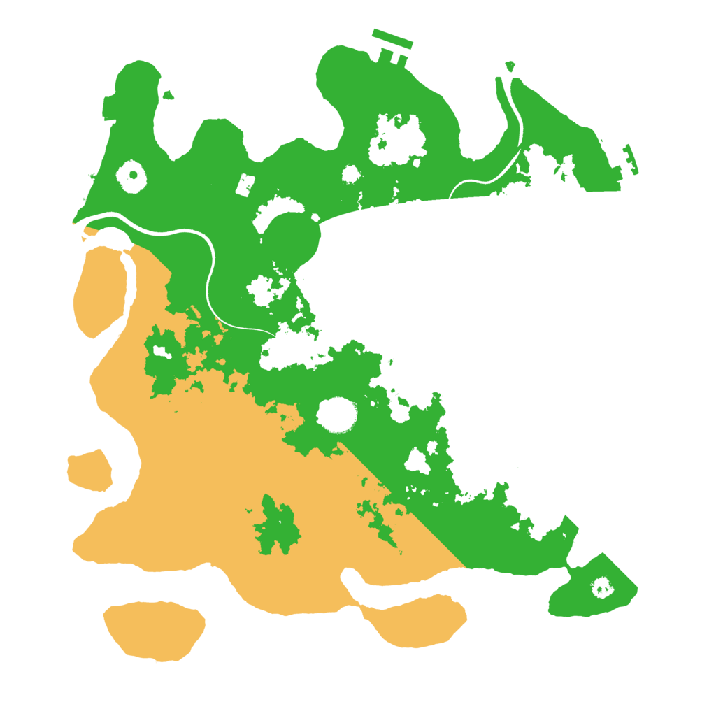 Biome Rust Map: Procedural Map, Size: 3500, Seed: 1532505687