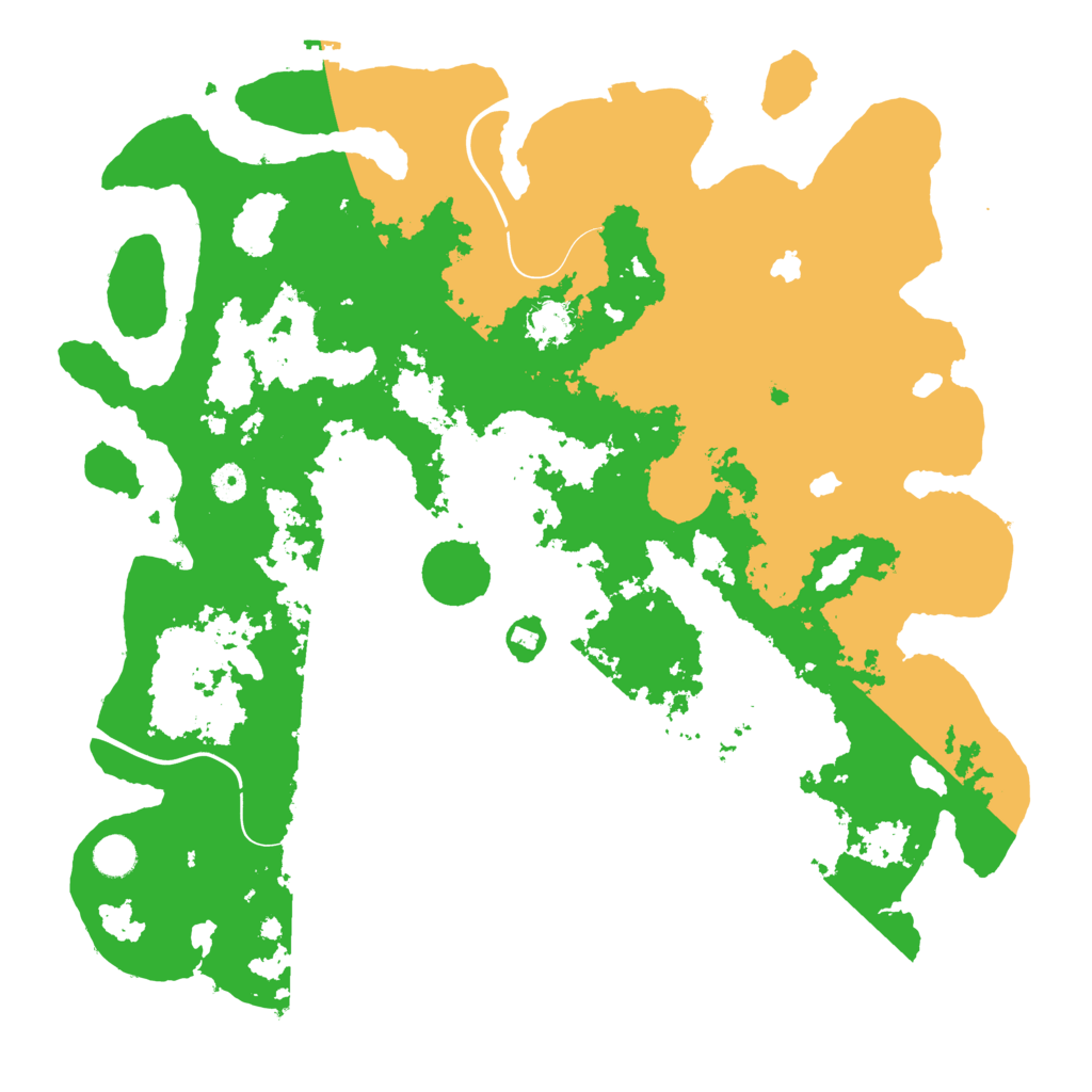 Biome Rust Map: Procedural Map, Size: 4500, Seed: 868148375