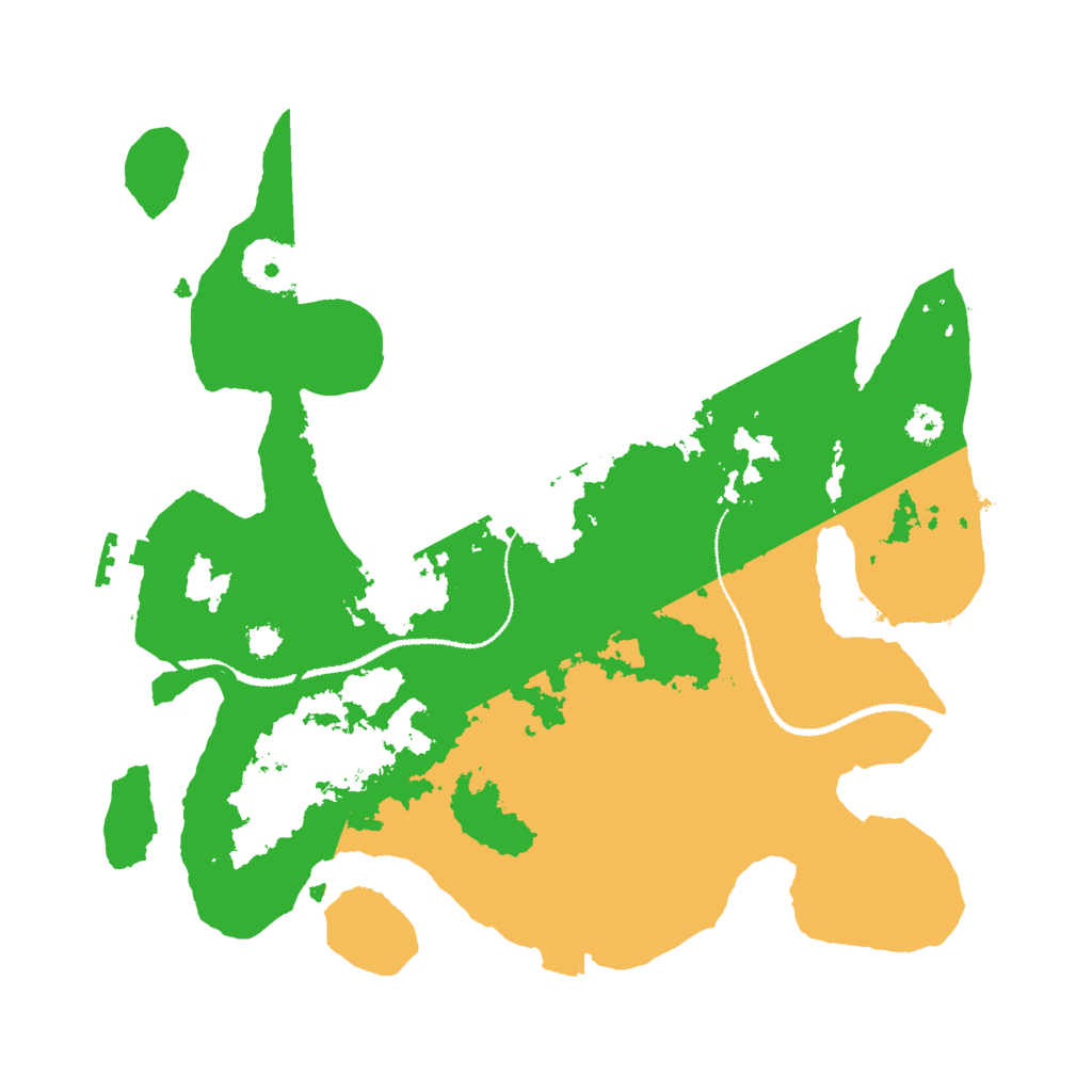 Biome Rust Map: Procedural Map, Size: 3000, Seed: 25278