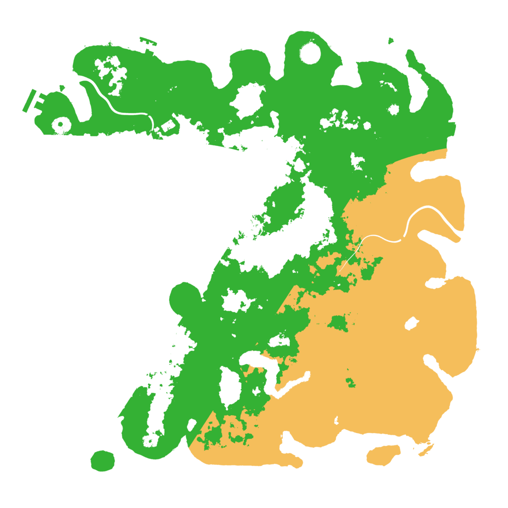 Biome Rust Map: Procedural Map, Size: 4250, Seed: 864603095