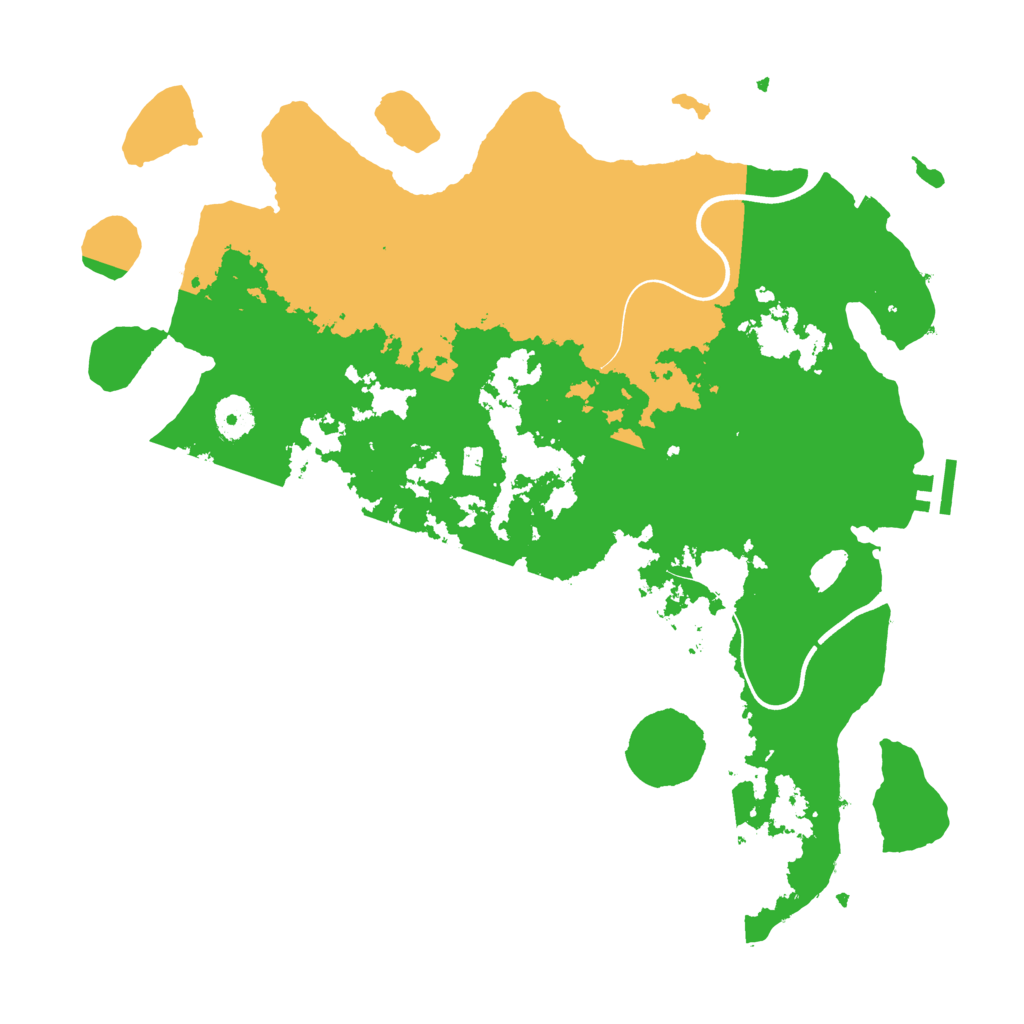 Biome Rust Map: Procedural Map, Size: 3750, Seed: 205524080