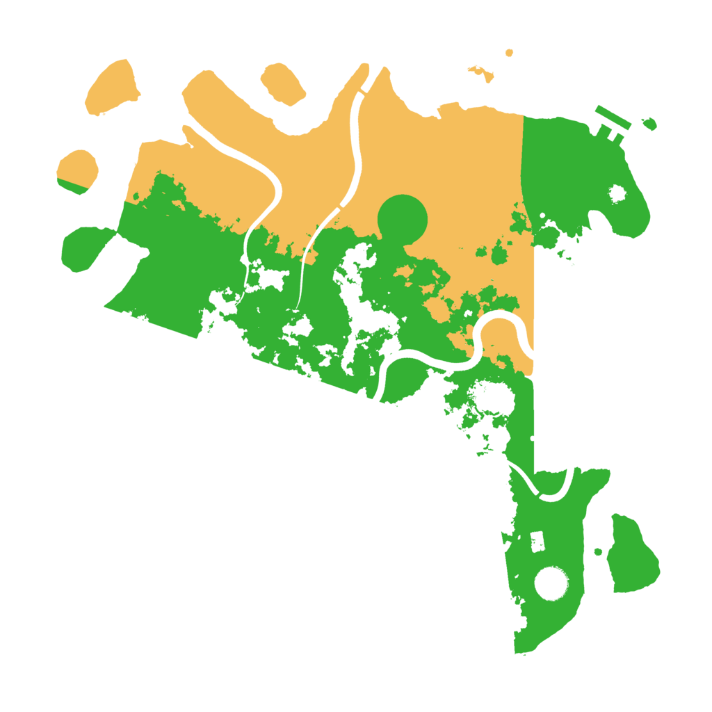 Biome Rust Map: Procedural Map, Size: 3750, Seed: 205524080