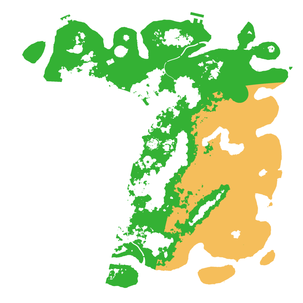 Biome Rust Map: Procedural Map, Size: 4500, Seed: 18291627