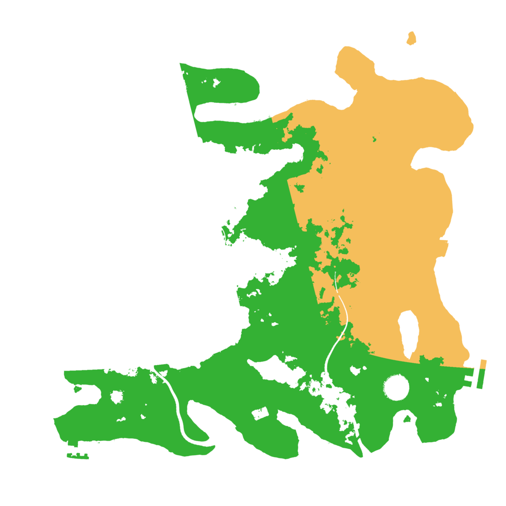 Biome Rust Map: Procedural Map, Size: 3500, Seed: 1488737943