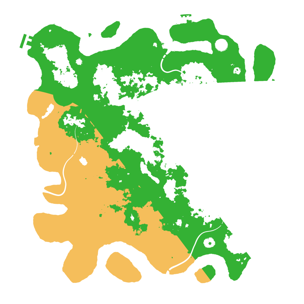 Biome Rust Map: Procedural Map, Size: 4250, Seed: 2134456407