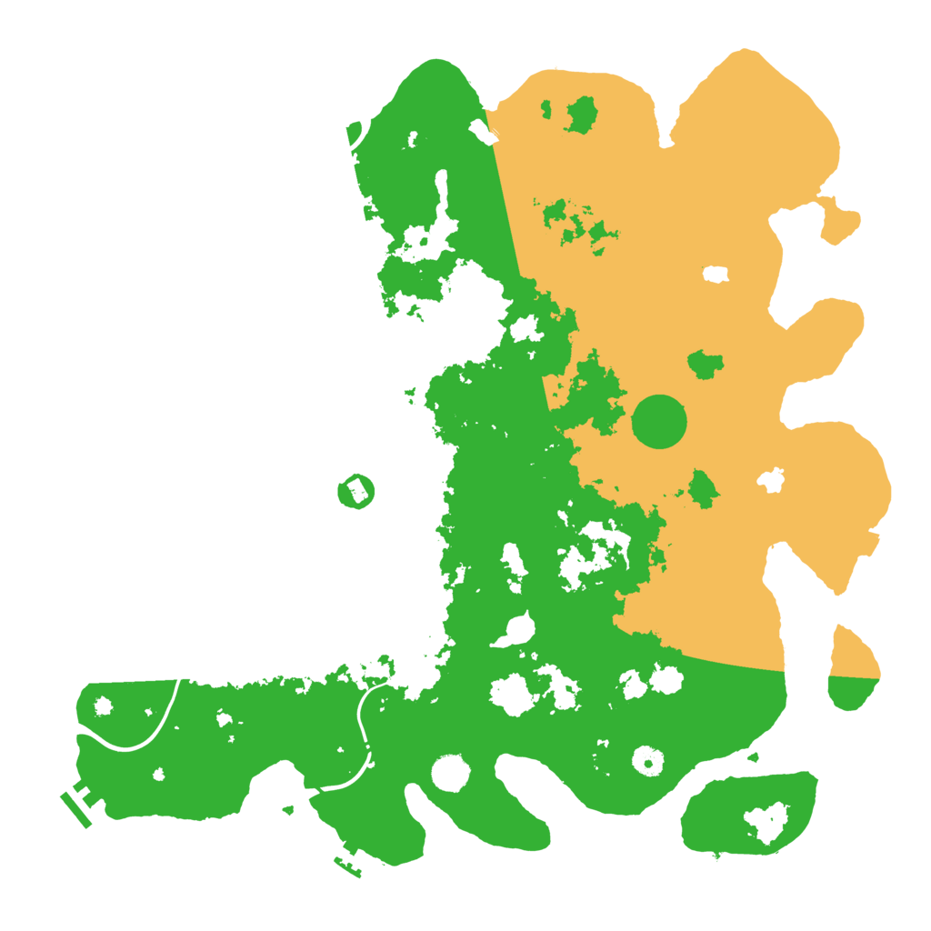 Biome Rust Map: Procedural Map, Size: 4500, Seed: 665734554