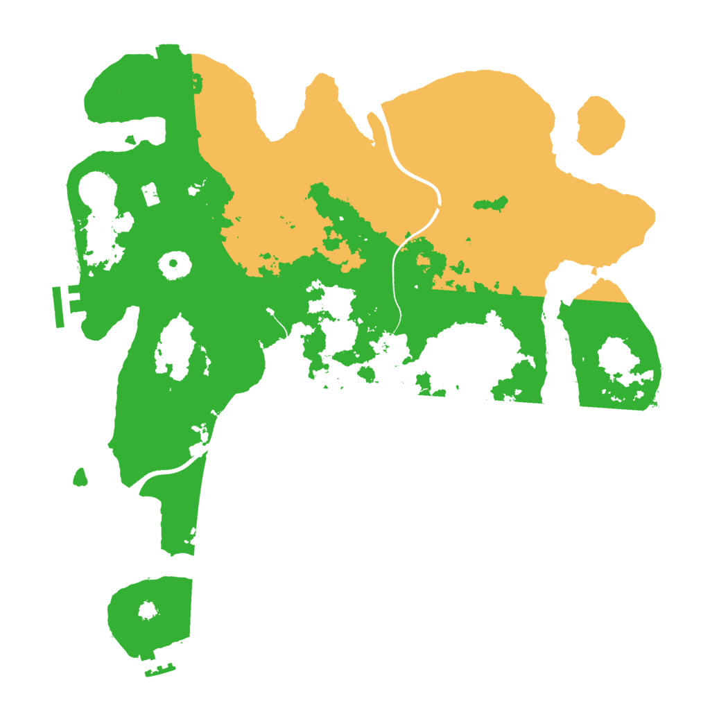 Biome Rust Map: Procedural Map, Size: 3500, Seed: 180309698