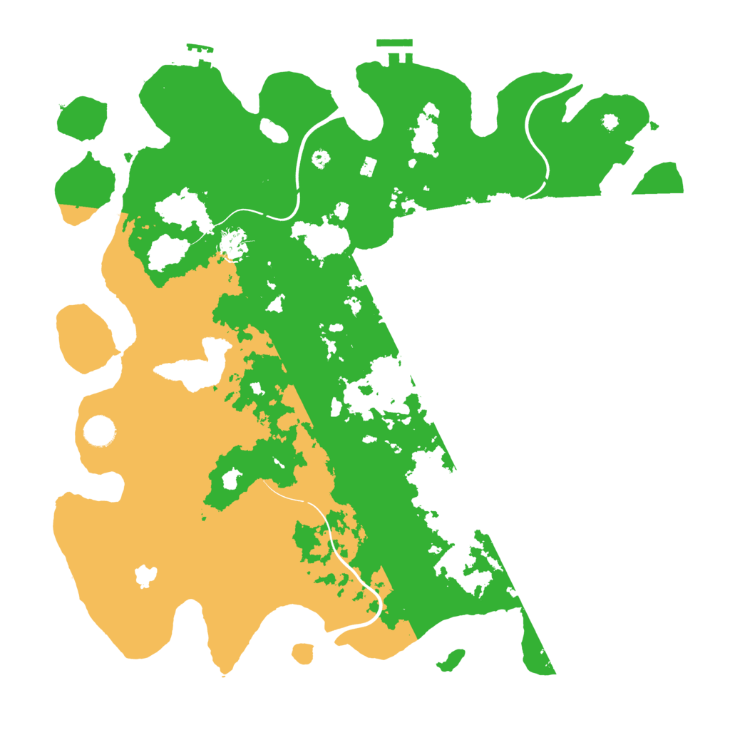 Biome Rust Map: Procedural Map, Size: 4100, Seed: 308243386