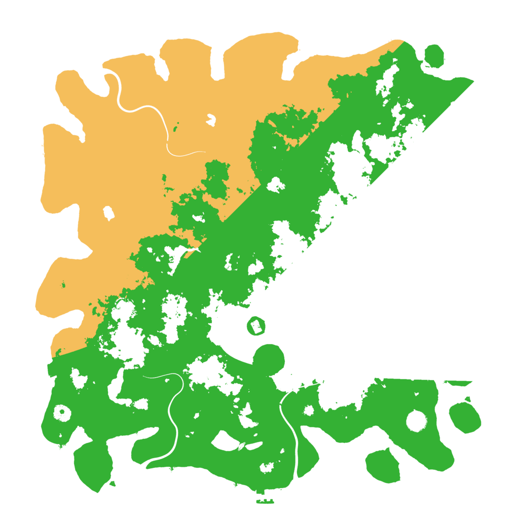 Biome Rust Map: Procedural Map, Size: 4500, Seed: 735191802