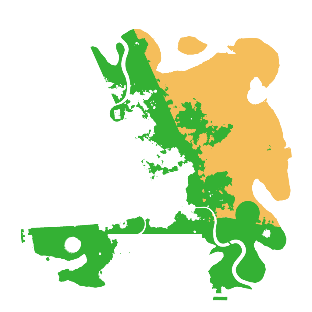 Biome Rust Map: Procedural Map, Size: 3500, Seed: 1485515890