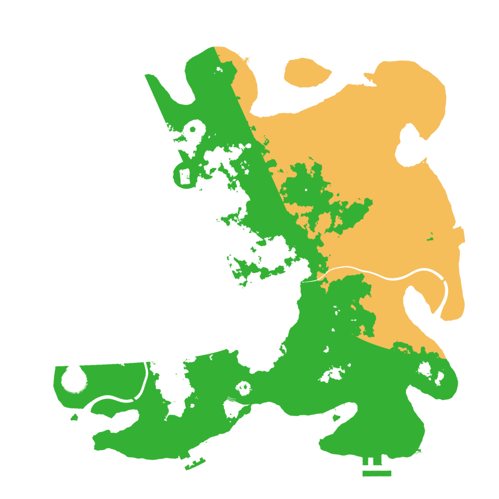 Biome Rust Map: Procedural Map, Size: 3500, Seed: 1485515890