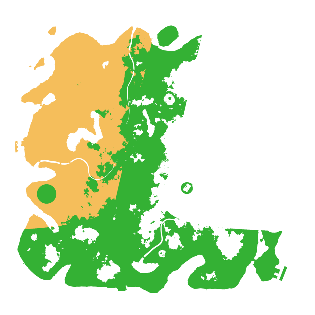 Biome Rust Map: Procedural Map, Size: 4300, Seed: 462885